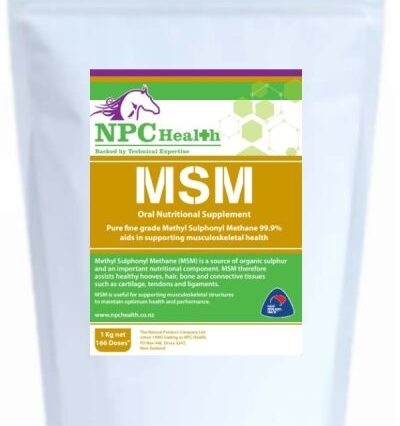 npc health msm 1kg sharpes feed barn wellington