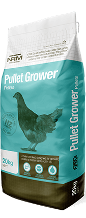 nrm pullet grower pellets 20kg sharpes feed barn wellington