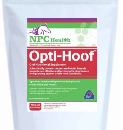 npc health optihoof biotin 400g sharpes feed barn wellington