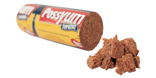 dog roll possyum 2kg sharpes feed barn wellington